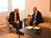 Netanyahu meets Trump at Knesset, accepts Egypt’s invite for Gaza Peace Summit
