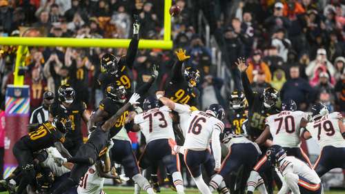 Commanders-Bears game today: Chicago Bears kicker Jake Moody kicks last-minute field goal to take down Washington Commanders 25