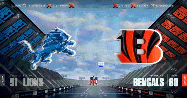 WATCH LIVE: Lions vs. Bengals preview, Madden 26 simulation