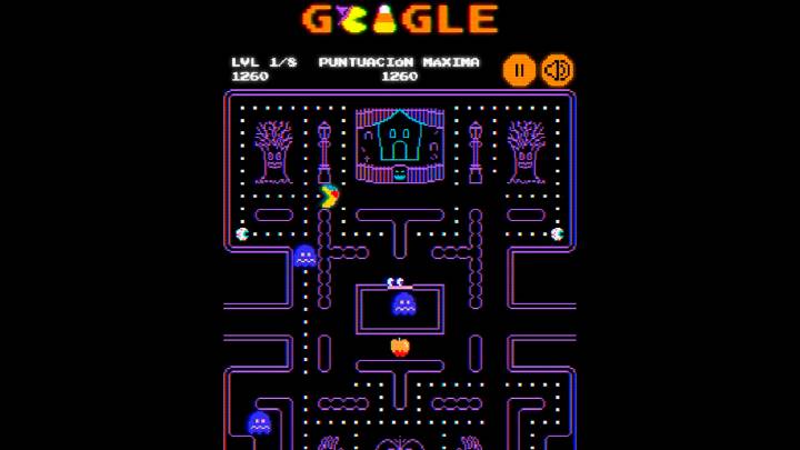El terror de la productividad: Google lanzó un Pac Man por Halloween y amenaza con comerse horas de vida