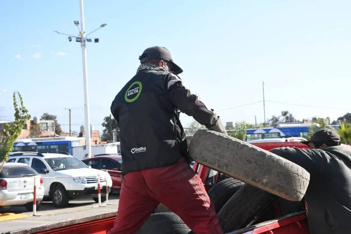 Neumatón en Salta | Nueva jornada para reciclar neumáticos en desuso
