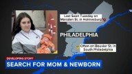 Urgent search underway for missing mom, baby last seen in the Holmesburg section of Philadelphia