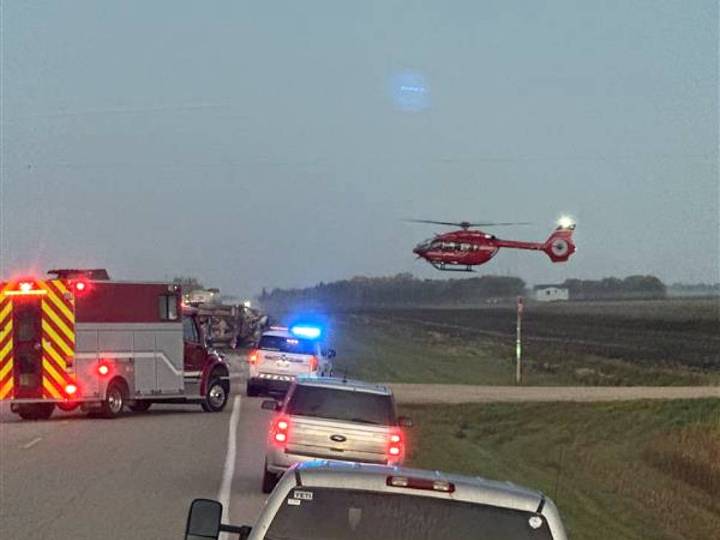 STARS transports one patient following serious crash near Ste. Anne