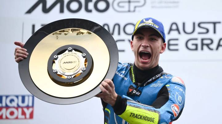 El español Raúl Fernández se impone en Phillip Island y se estrena en Moto GP