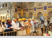 Mann Govt seeks blessings of Guru Sahib for embarking events to mark 350th martyrdom day of Sri Guru Tegh Bahadur Ji Photo Source: BabushahI Bureau [ FULL VIEW ]