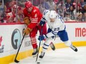 Maple Leafs lose winger Steven Lorentz in Motown letdown
