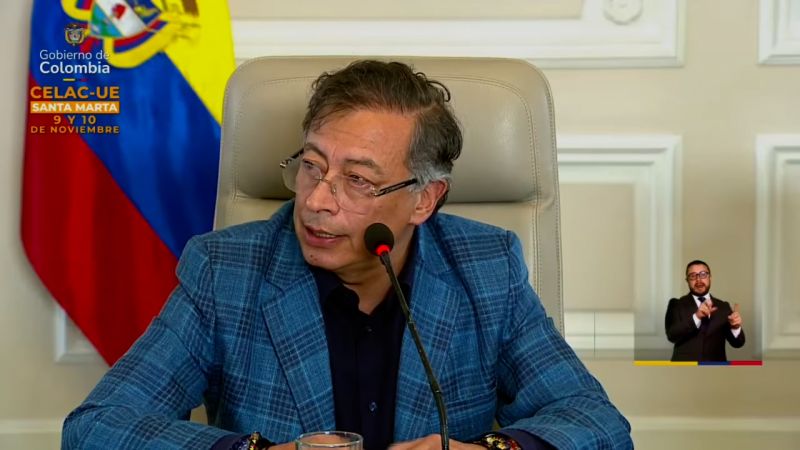 Petro convoca a una concentración en Bogotá como acto de defensa colectivo ante "un monstruo como Trump"