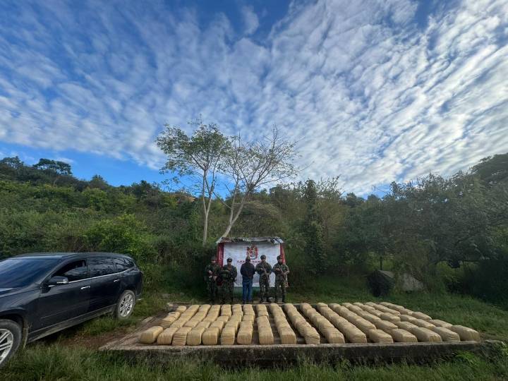Golpe al narcotráfico en el Huila: Ejército incautó media tonelada de marihuana en La Plata