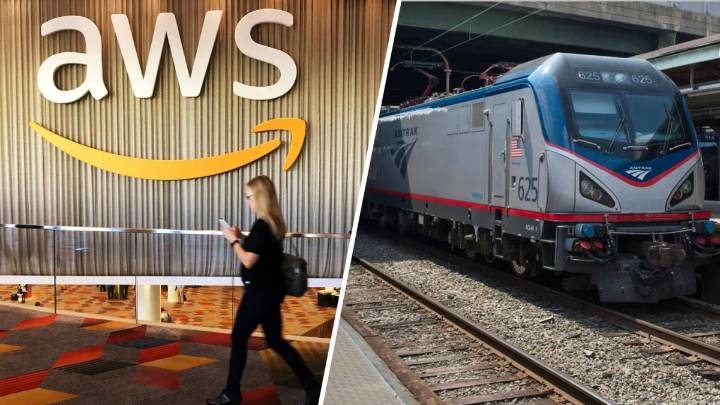 Amtrak online operations impacted by AWS outage, company says