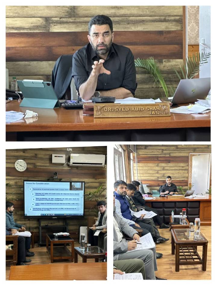 Secretary Health reviews Operational Efficiency and Procurement Processes of JKMSCL