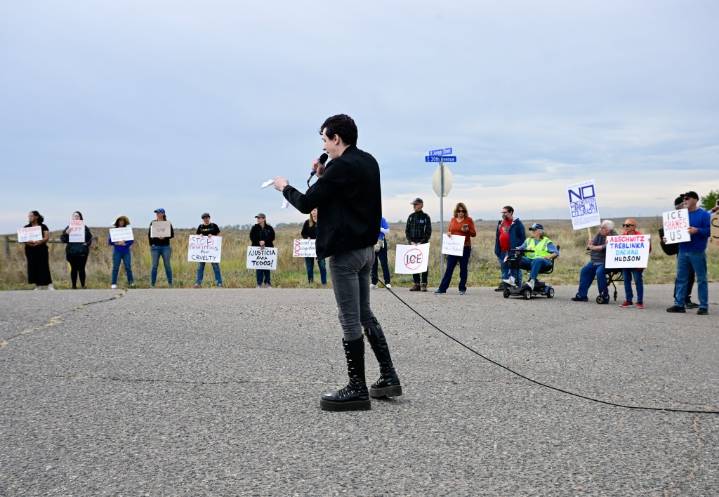 Protesters rally against new ICE facility north of Denver as details remain murky