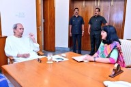 Lovely Meeting Indeed! Aparajita Sarangi Calls On Naveen Patnaik At His Bhubaneswar Residence