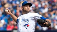 Marco Estrada throws out first pitch at Game 7