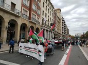 Una multitudinaria manifestación clama a favor de Palestina