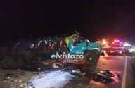 Camión Ford 750 cargado con 24 motos nuevas se volcó en la carretera que une a los estados Anzoátegui y Monagas