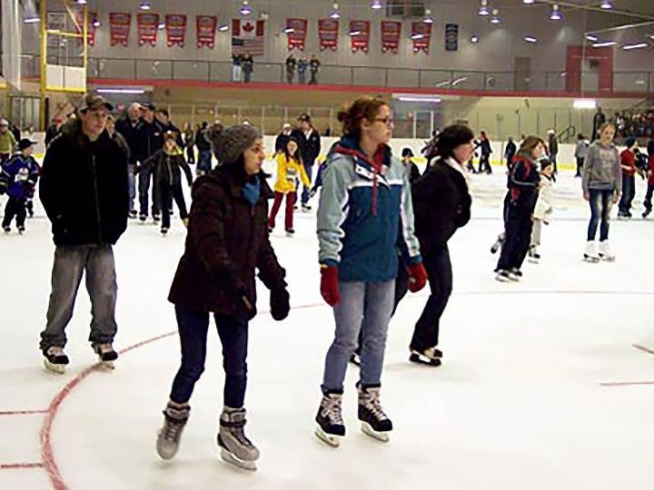 Stay active with free public skating this month