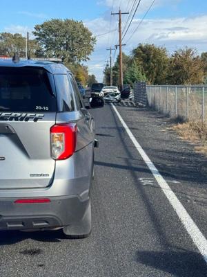 Two-vehicle crash near Finley leads to hospital visits for minor injuries