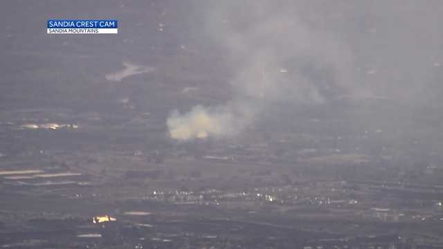 Bosque fire response underway in Albuquerque