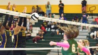 See the photos! Forest volleyball takes on Meadowbrook Academy