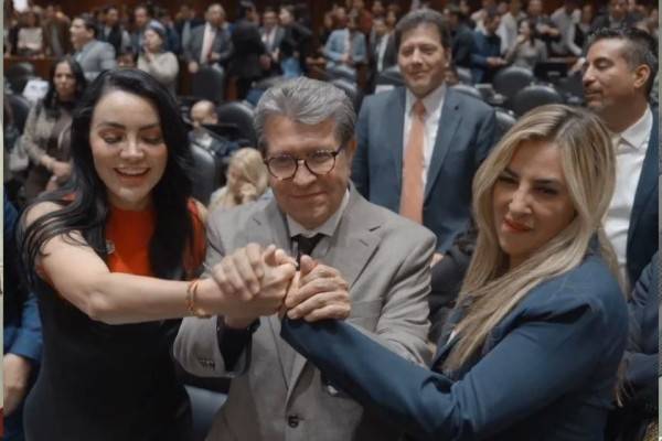 Presume Monreal unidad en Morena tras pelea de legisladoras