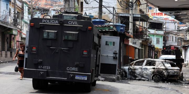 Violencia en Río de Janeiro: los criminales usaron drones para atacar a la policía