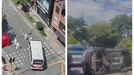 Graves accidentes en Envigado dejaron un anciano muerto y un automóvil volcado
