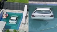VIDEO: Uncontrolled Car Rams Into Private Residence In Australia, Lands Directly Into Pool; Driver Rescued