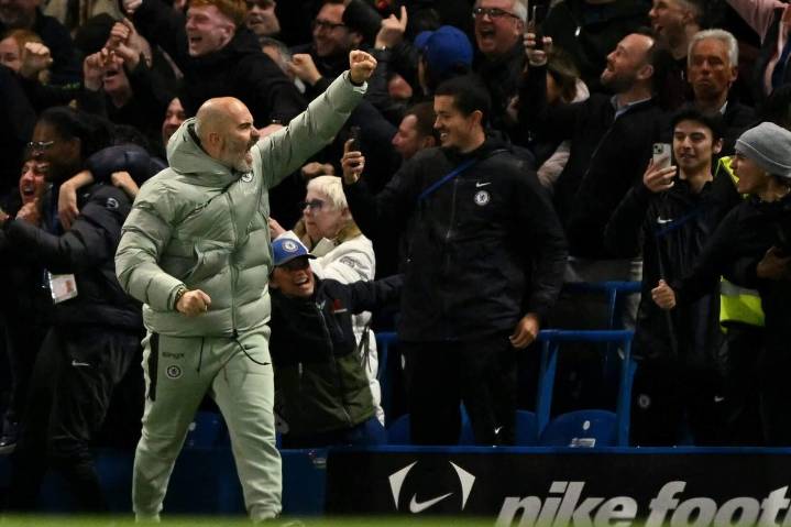 Chelsea's Enzo Maresca accepts one-match ban for red card after celebrating late Liverpool win