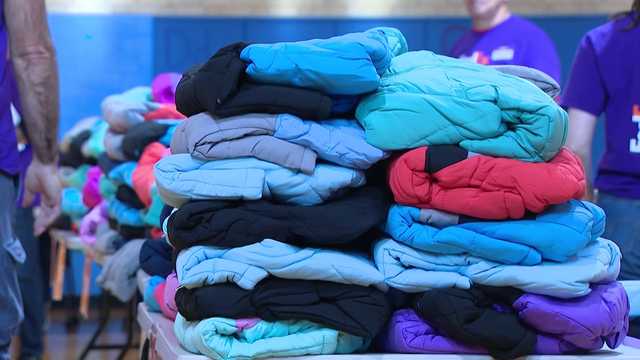 Hundreds of winter coats donated to Dorchester students in need