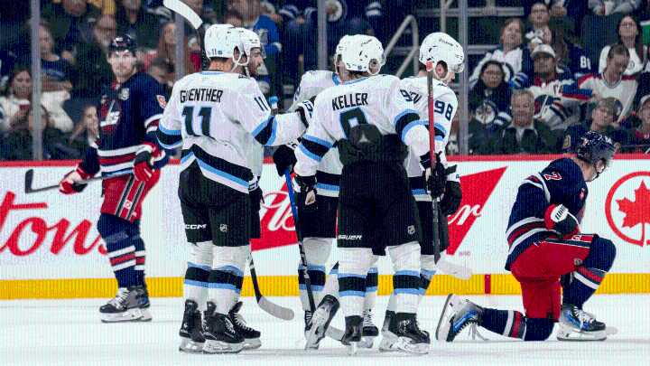 Guenther breaks tie in 3rd, Mammoth edge Jets for 7th straight win