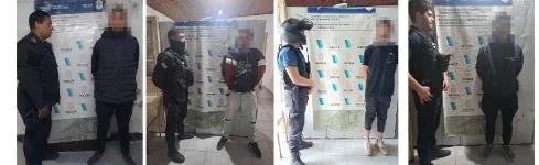 Varios detenidos en siete barrios de nuestra ciudad