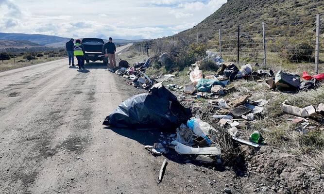 Evalúan instalar cámaras trampa tras basural ilegal en Laguna Sofía