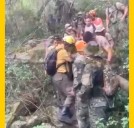 Jefe del CAPE sobre el rescate en la zona de Juan Caro: "Se caminó una hora y media para llegar al lugar"