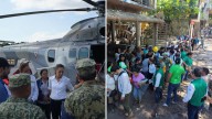 Claudia Sheinbaum Visita Zonas Afectadas por Lluvias e Inundaciones en San Luis Potosí
