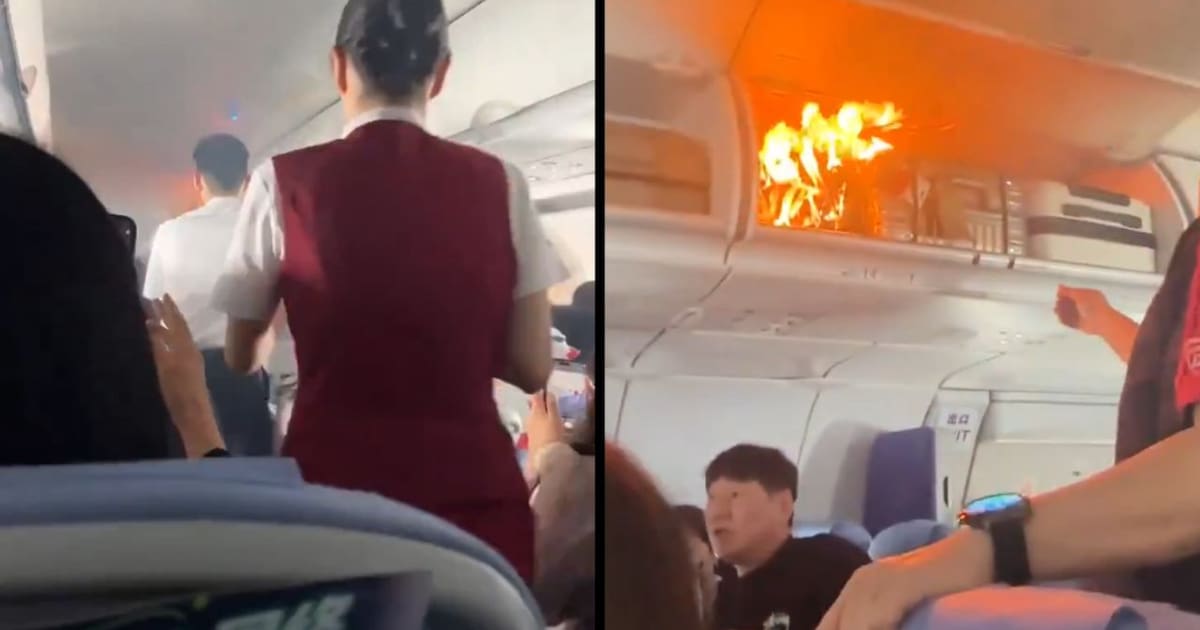 Batería de litio se incendia a bordo de vuelo de Air China rumbo a Corea del Sur
