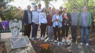 Volunteers beautify 'Memorial Grove,' a space that honors those who passed away before the age of 21