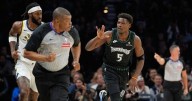 Timberwolves hang on to beat depleted Pacers 114-110, after Edwards exits early with tight hamstring