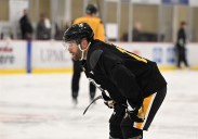 Bryan Rust returns to practice for Penguins, timeline for return to play still unclear