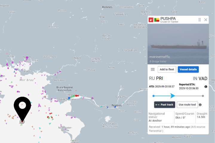 France boards suspected Russian drone tanker
