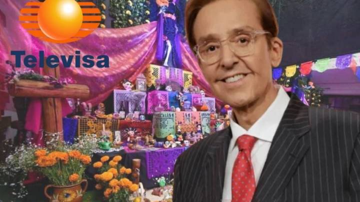 Televisa rinde homenaje a Daniel Bisogno en su ofrenda del Día de Muertos