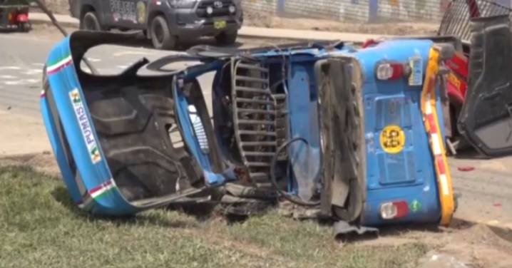 Tragedia en el Callao: Choque múltiple deja un fallecido y 10 heridos