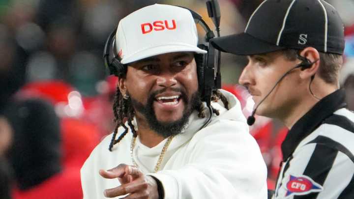 DeSean Jackson says DSU Hornets 'haven't done anything yet' after win at the Linc, eyes rest of MEAC schedule