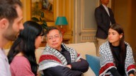 Petro se reunió en Bruselas con las colombianas detenidas por Israel en flotilla humanitaria hacia Gaza