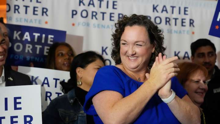 Katie Porter cuts CBS interview after question on Trump voters