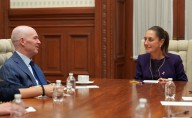 Sheinbaum se reúne con Ben Horowitz, cofundador de Andreessen Horowitz, para hablar sobre la IA