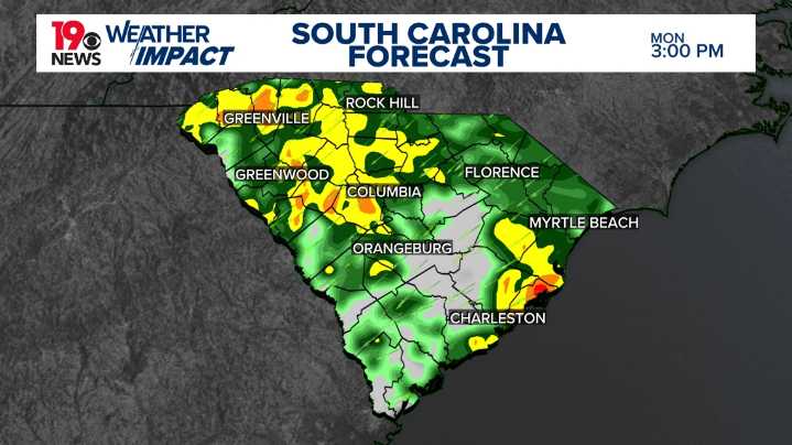 Rain moves into the Midlands early next week
