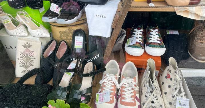 'I went to charity shops in region's poshest village - and found Chanel, Givenchy, Marchesa and Nike'