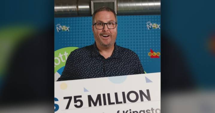 Lotto Max: Kingston, Ont. man claims $75M prize