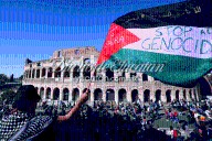 Miles marchan en Roma, Barcelona y Madrid contra la guerra de Israel en Gaza