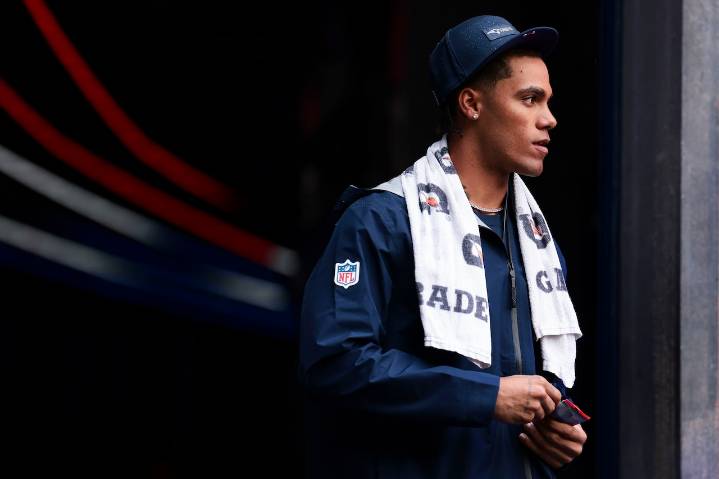 Christian Gonzalez injury: Patriots star listed as questionable for Saints game